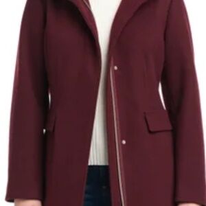 Vince Camuto Deep Red(wine) Trench Coat size XXL